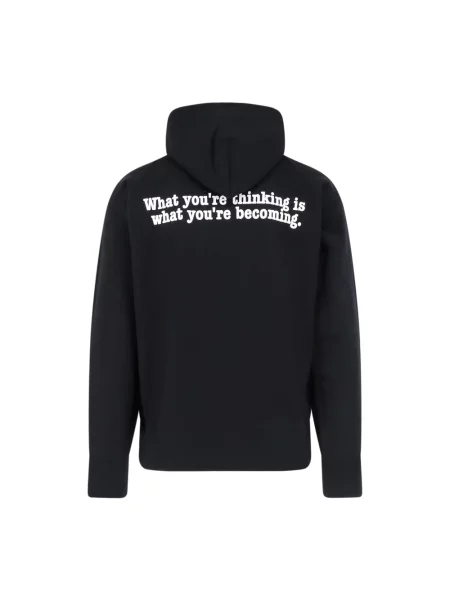 Bluza z kapturem Sacai z kapturem czarna