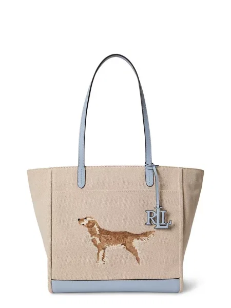 Lauren Ralph Lauren geantă shopper pentru femei bej