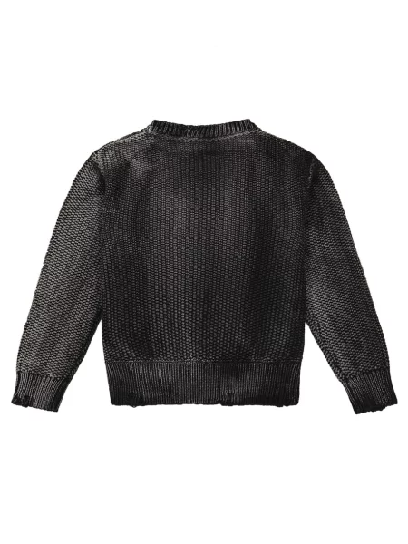 Πουλόβερ Mm6 Maison Margiela μαύρο