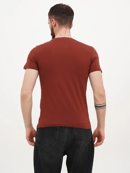 Футболка Mustang Jeans коричневая