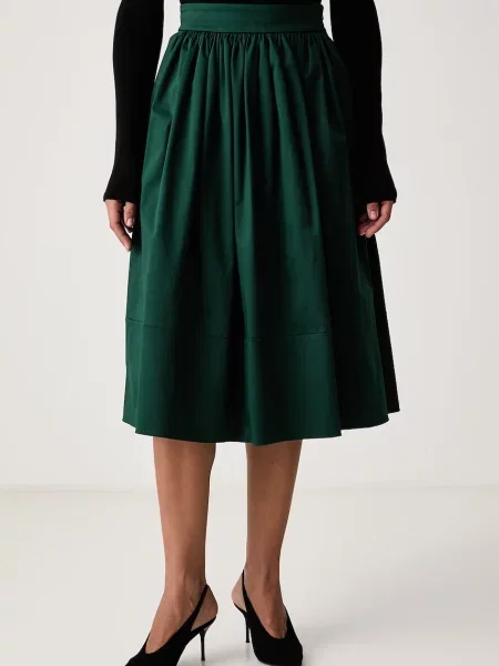 Weekend Max Mara κλος φούστα με ελαστάν WKSLIRA πράσινο