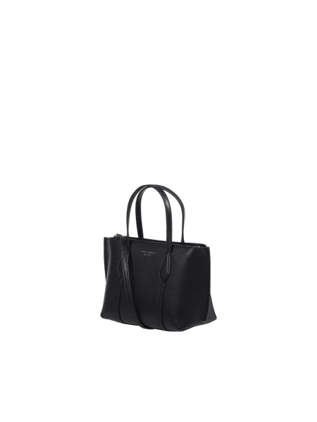 Shopperka Tory Burch skórzana czarna