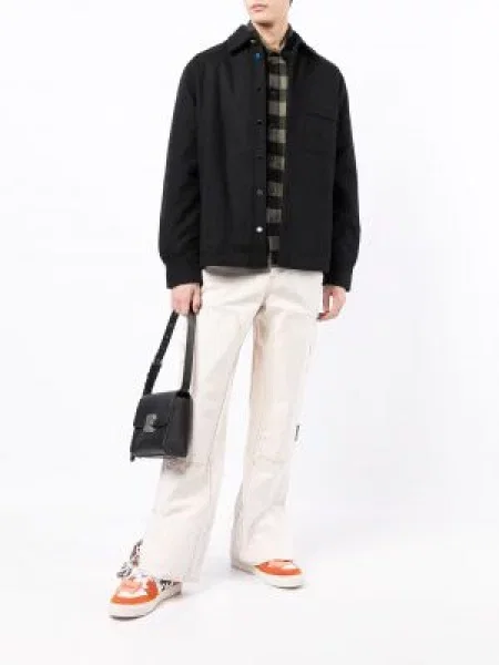 Ilgas striukė Off-white balta