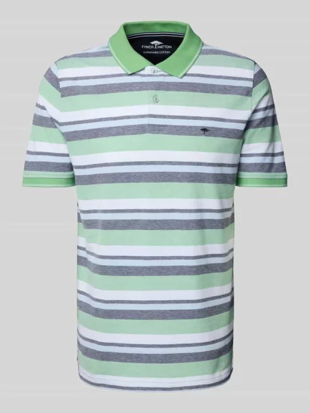 Koszulka polo o kroju regular fit z wyhaftowanym logo Fynch-hatton