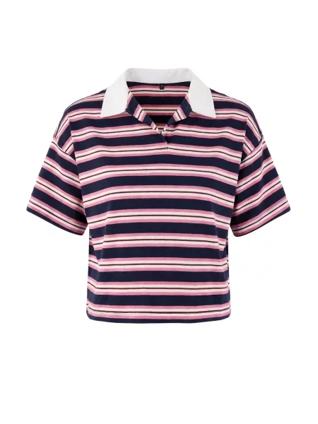 Trendyol Tricou albastru deschis / albastru închis / roșu carmin alb