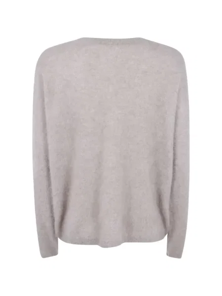Ζακέτα Absolut Cashmere κασμίρ με λαιμόκοψη v γκρι
