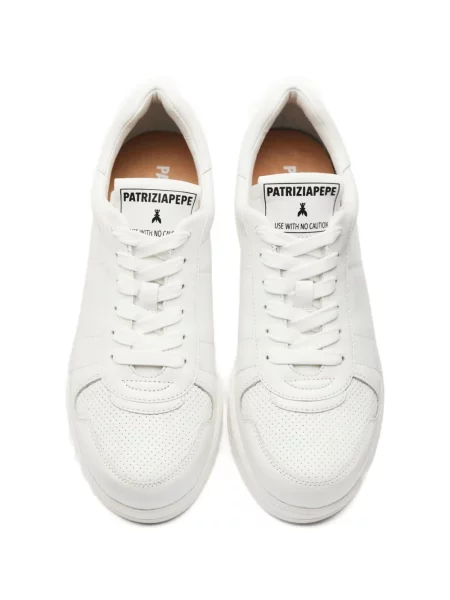 Sneakerși Patrizia Pepe din piele alb
