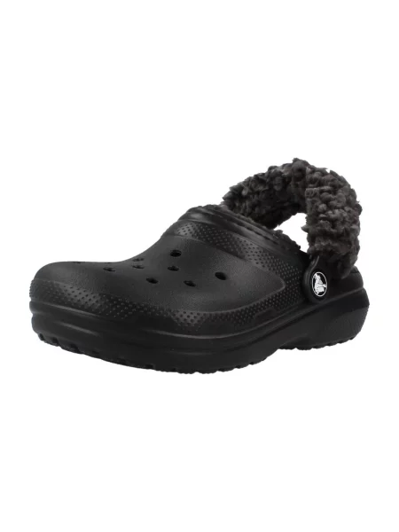 Natikače Crocs Classic Fleece Lined Clog K crna