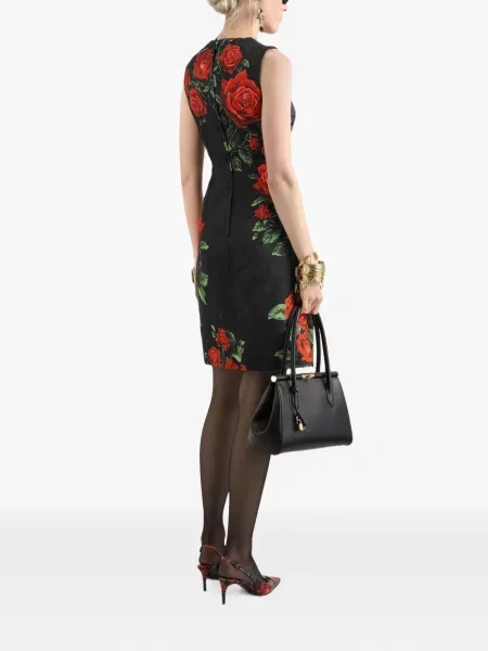 Rochie mini Dolce & Gabbana cu imagine negru