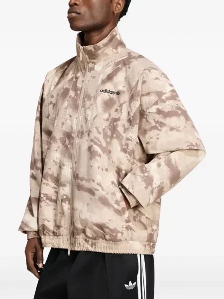 Tricou Adidas cu model camuflaj alergare din dantelă negru