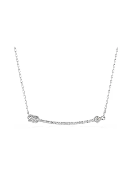 Naszyjnik Swarovski szary