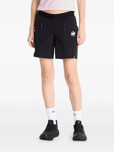Pantaloni scurți Mammut cu imagine negru