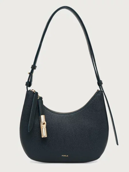 Furla geantă pentru femei din piele Goccia S Shoulder Bag verde