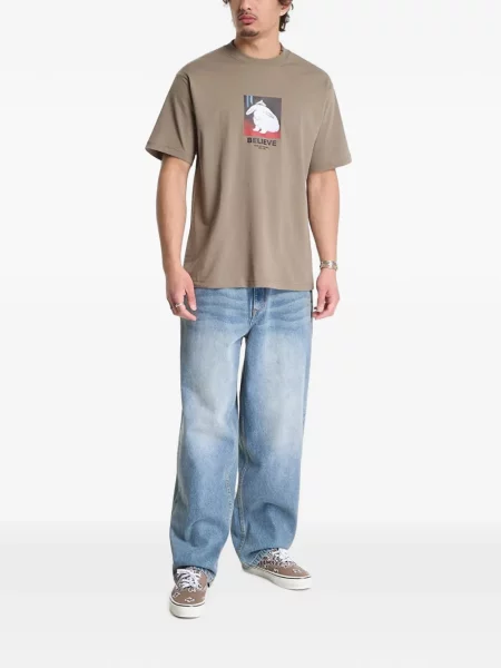 Tricou Vans cu imagine maro