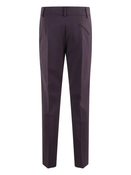 Pantaloni Federica Tosi de lână violet