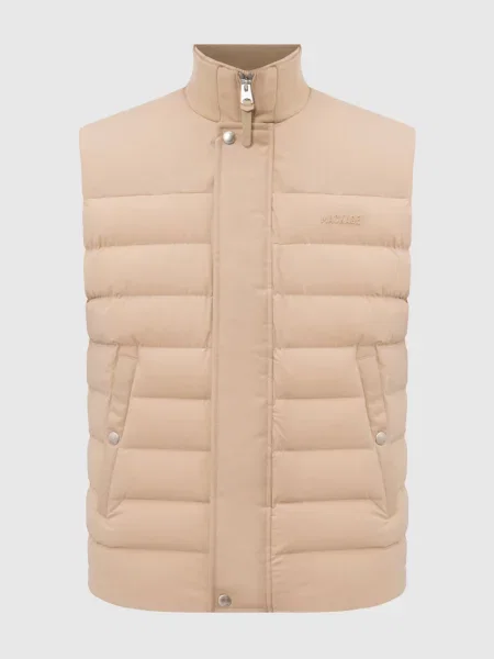Пуховый жилет Mackage бежевый