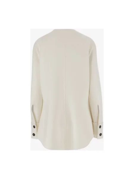 Kurtka koszulowa Jil Sander biała