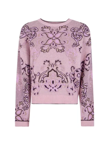 Pulover Twinset de lână roz