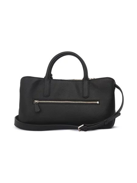 Kabelka satchel Guess černá