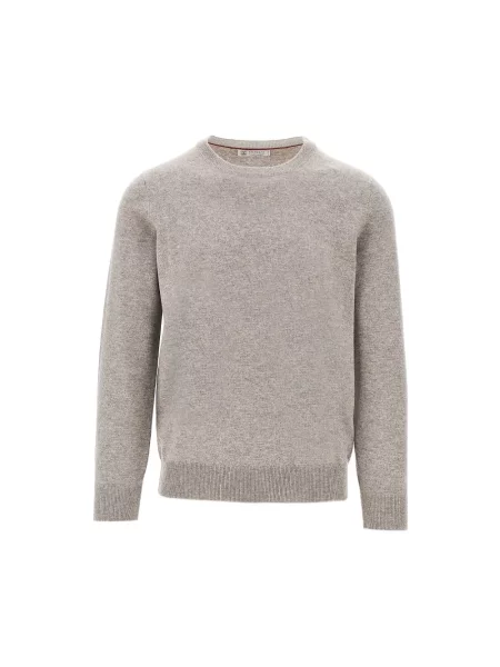 Sweter Brunello Cucinelli beżowy