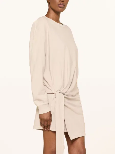 Marant Étoile Sukienka Dresowa Zae beige beżowa