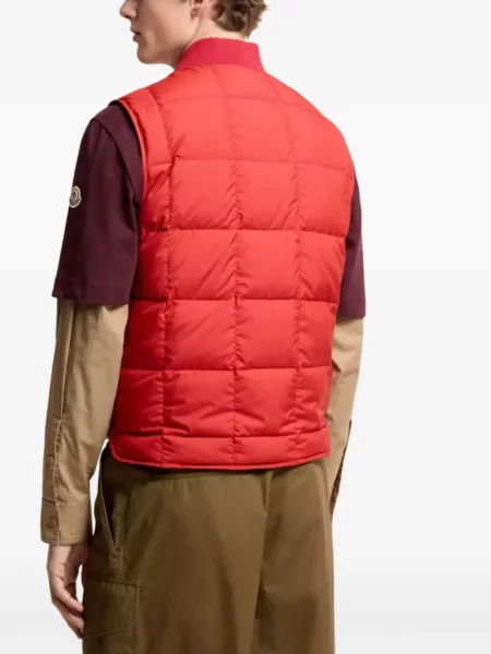 Vestă Moncler matlasată roșu