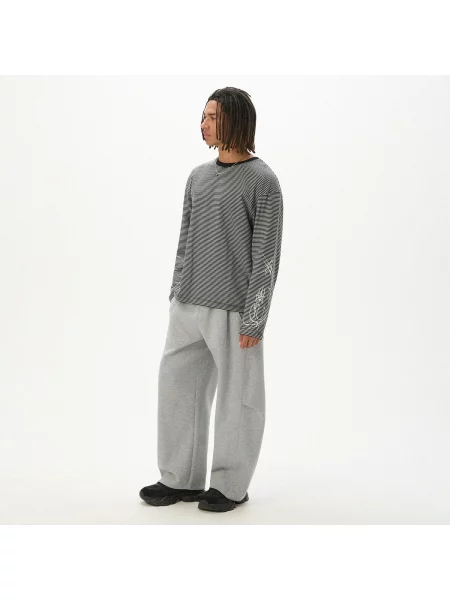 Cropp Брюки baggy light grey сірі