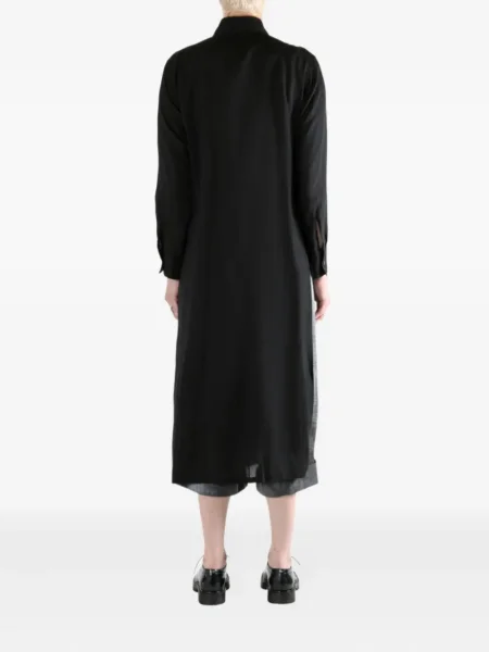Κοστούμι φόρεμα Yohji Yamamoto με βολάν μαύρο