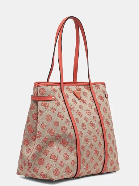 Guess torebka BEYZA pomarańczowy