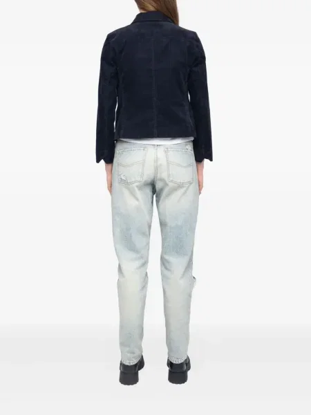 Geacă Zadig&voltaire de catifea cord albastru