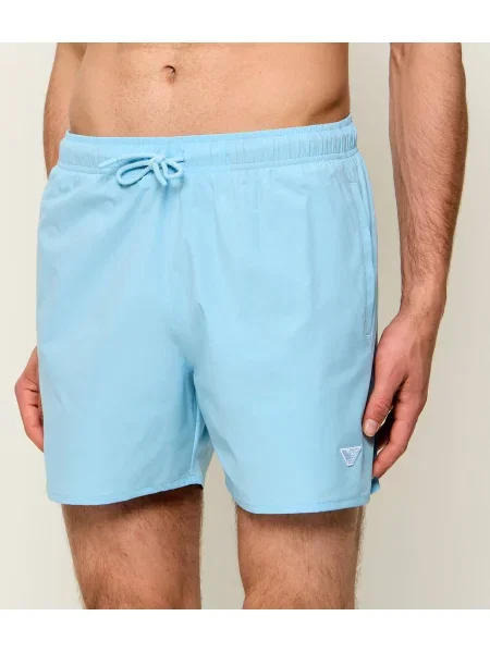 Pantaloni scurți Emporio Armani albastru