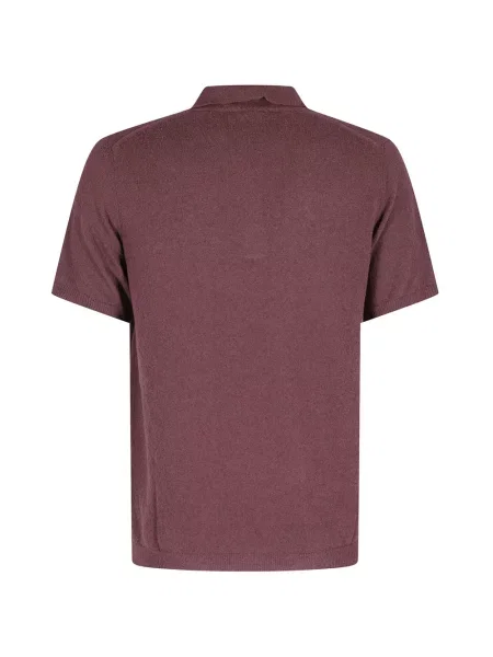 Tricou Roberto Collina cu decolteu în V roșu