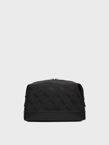 Косметичка Guess с принтом черная