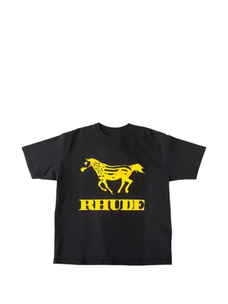 Tricou Rhude cu imagine negru
