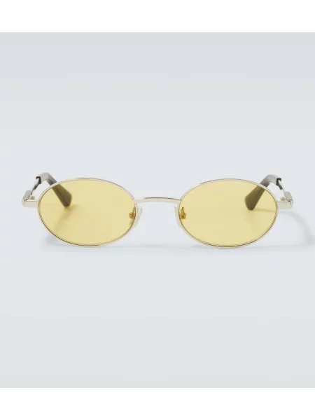 Ochelari de soare Bottega Veneta argintiu