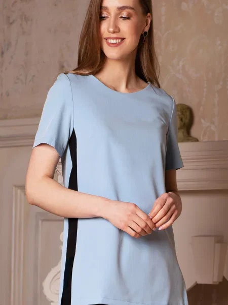 Блуза LadyLike блакитний