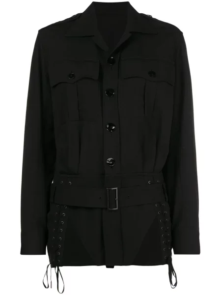 Šněrovací krajková bunda Jean Paul Gaultier Pre-owned černá