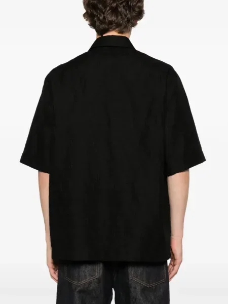Cămașă Fendi din jacard negru