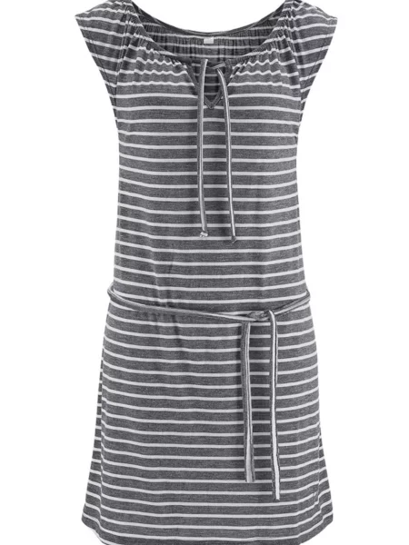 VENICE BEACH Rochie de plaja / gri grafit alb