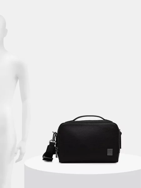 Műbőr táska Calvin Klein fekete