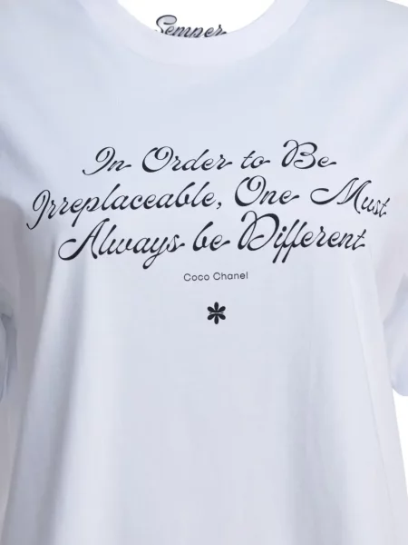 Tricou Semper cu imagine alb