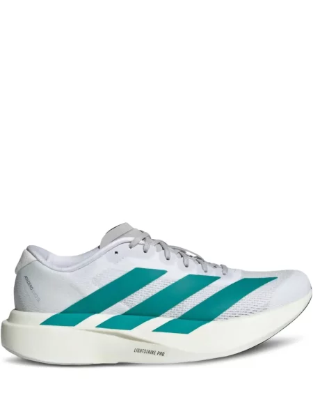 Кожени маратонки Adidas Adizero с перли бяло