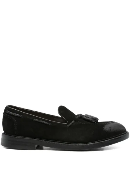 Pantofi loafer Cenere Gb din piele de căprioară negru