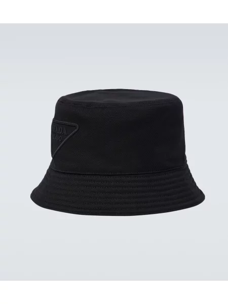 Klobuk bucket Prada črna