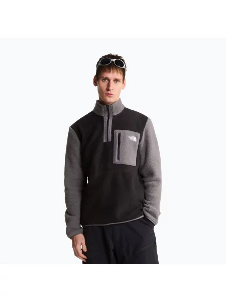 Hanorac din fleece The North Face din fleece negru