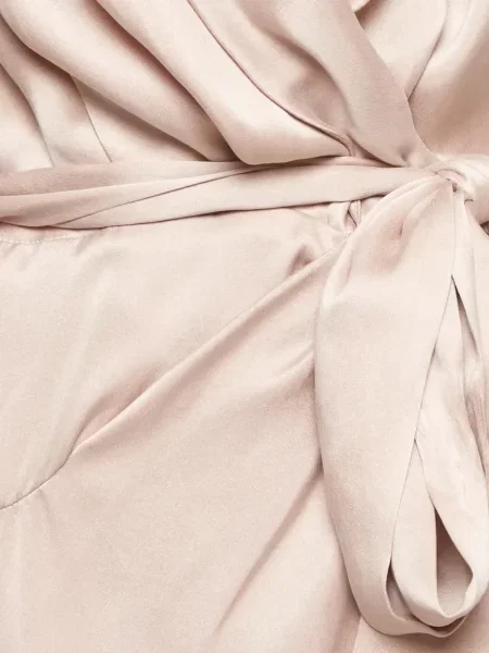 Rochie mini Zimmermann din satin plic roz