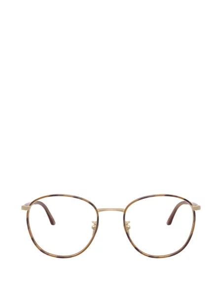 Ochelari de soare rotunzi Giorgio Armani auriu