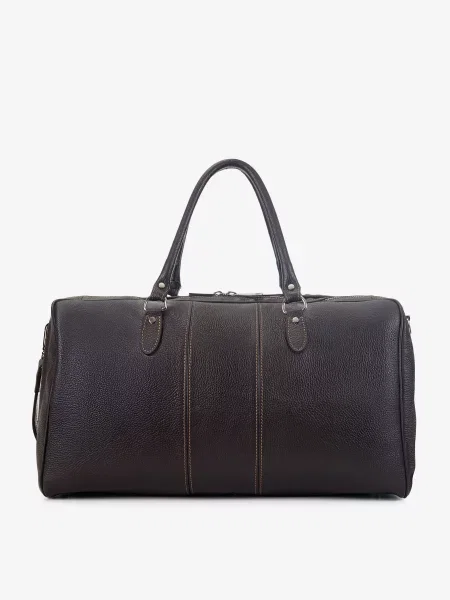Кожаная дорожная сумка Inbag коричневая