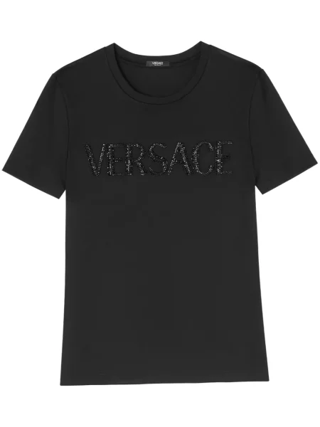 Tricou Versace de cristal negru