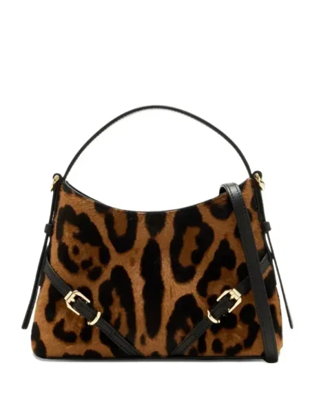 Geantă Givenchy cu model leopard maro